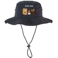 Group Hug Funny Smores Camping Roasting Outdoor Bucket Hat