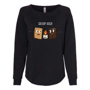 Group Hug Funny Smores Camping Roasting Outdoor Womens California Wash Sweatshirt