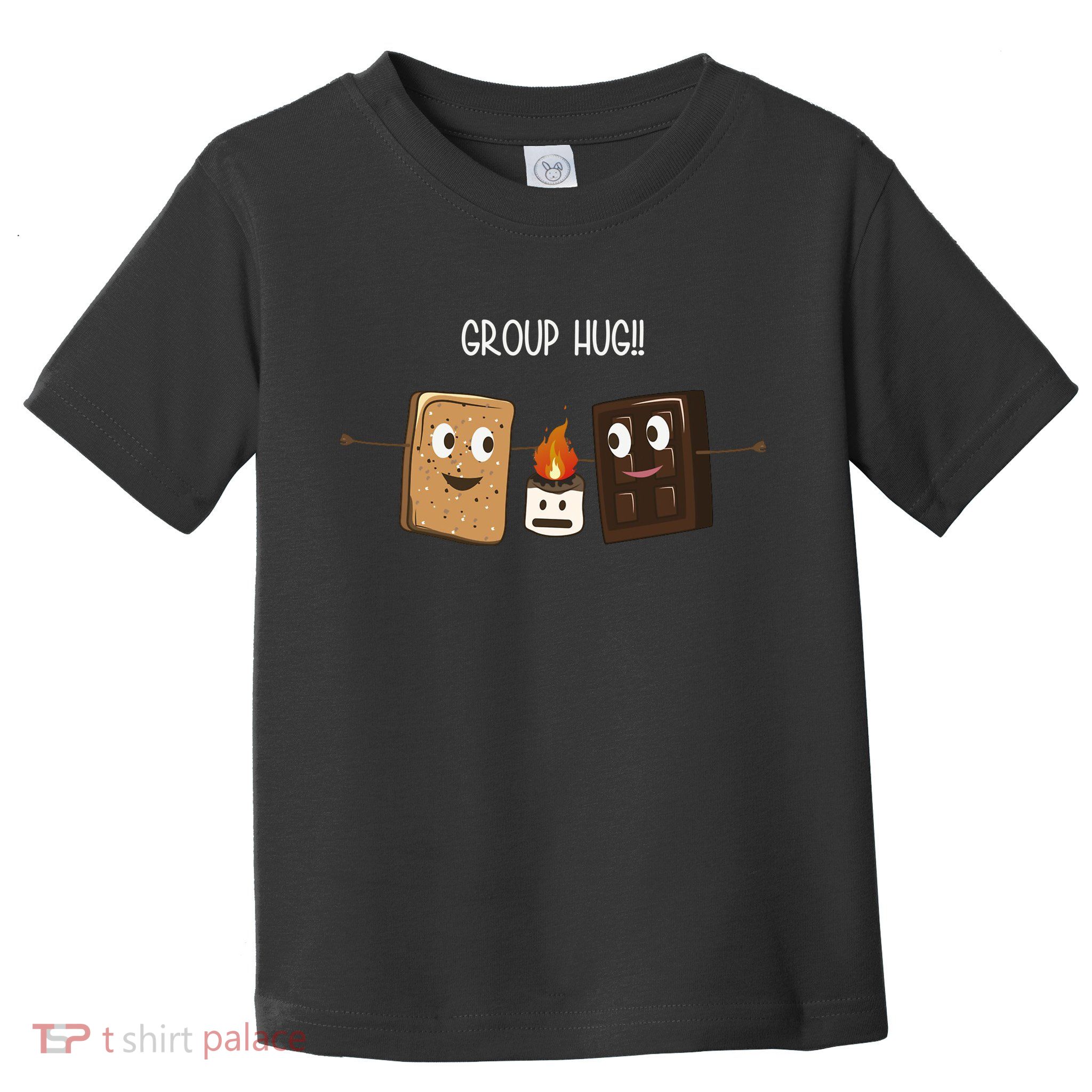 Group Hug Funny Smores Camping Roasting Outdoor Toddler T-Shirt