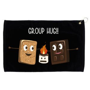 Group Hug Funny Smores Camping Roasting Outdoor Grommeted Golf Towel