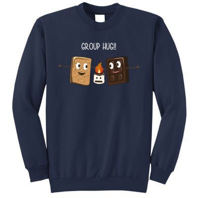 Group Hug Funny Smores Camping Roasting Outdoor Sweatshirt