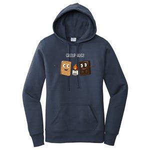 Group Hug Funny Smores Camping Roasting Outdoor Women's Pullover Hoodie