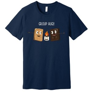 Group Hug Funny Smores Camping Roasting Outdoor Premium T-Shirt