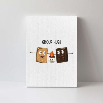 Group Hug Funny Smores Camping Roasting Outdoor Canvas