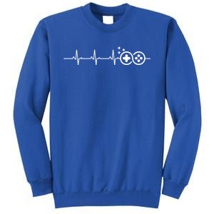 Gamer Heartbeat Funny Video Game Lover Gift Amazing Meaningful Gift Sweatshirt