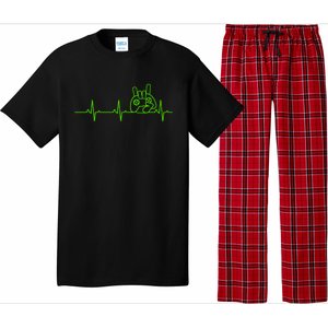 Gamer Heartbeat Funny Video Game Lover Gift Amazing Gift Pajama Set