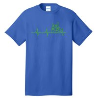 Gamer Heartbeat Funny Video Game Lover Gift Amazing Gift Tall T-Shirt