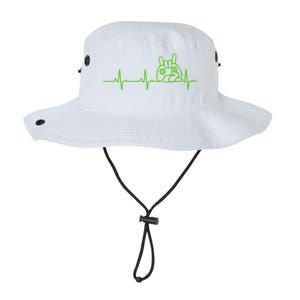 Gamer Heartbeat Funny Video Game Lover Gift Amazing Gift Legacy Cool Fit Booney Bucket Hat