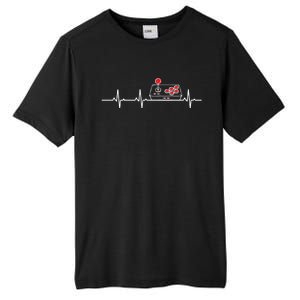 Gamer Heartbeat Funny Video Game Lover Gift Amazing Gift Tall Fusion ChromaSoft Performance T-Shirt