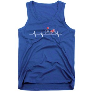 Gamer Heartbeat Funny Video Game Lover Gift Amazing Gift Tank Top