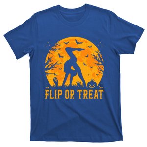 Gymnastics Halloween Flip or Treat Halloween Gymnastics T-Shirt