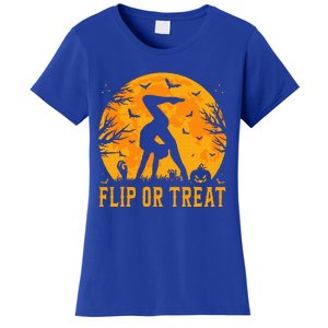 Gymnastics Halloween Flip or Treat Halloween Gymnastics Women's T-Shirt