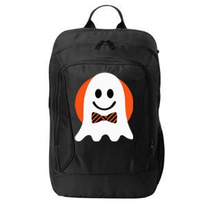 Ghost Halloween Face City Backpack