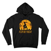 Gymnastics Halloween Flip or Treat Halloween Gymnastics Hoodie