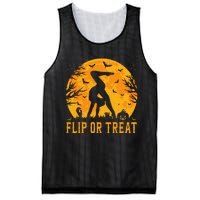 Gymnastics Halloween Flip or Treat Halloween Gymnastics Mesh Reversible Basketball Jersey Tank