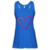 Grandma Heart For Christmas MotherS Day Birthdays Great Gift Ladies Essential Flowy Tank