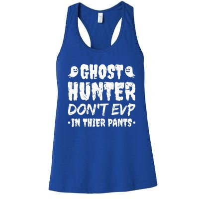 Ghost Hunter Funny Paranormal Researcher Cute Gift Women's Racerback Tank