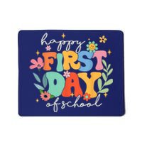 Groovy Happy First Day Of School Back To School Teacher Kids Mousepad