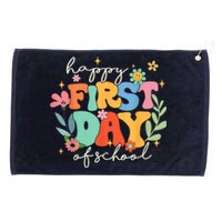 Groovy Happy First Day Of School Back To School Teacher Kids Grommeted Golf Towel