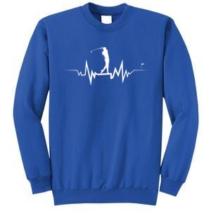 Golf Heartbeat Funny Design For Golfers Gift Sweatshirt