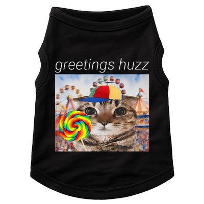 Greetings Huzz Funny Gen Z Gen Alpha Silly Cat Lollipop Meme Doggie Tank