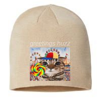 Greetings Huzz Funny Gen Z Gen Alpha Silly Cat Lollipop Meme Sustainable Beanie