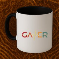Gamer Heartbeat Funny Video Games Lover Gift Mug
