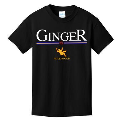 Ginger Hollywood Falling Anniversary Kids T-Shirt