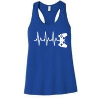 Gamer Heartbeat For Gaming Gift Women's Racerback Tank