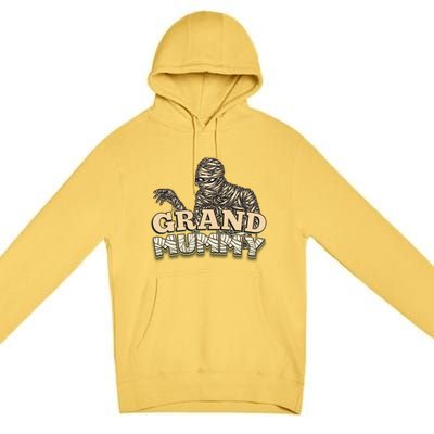 Grandmas Halloween Funny Grand Mummy Great Gift Premium Pullover Hoodie