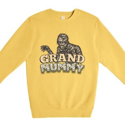 Grandmas Halloween Funny Grand Mummy Great Gift Premium Crewneck Sweatshirt