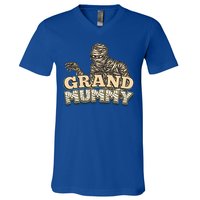 Grandmas Halloween Funny Grand Mummy Great Gift V-Neck T-Shirt