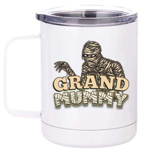 Grandmas Halloween Funny Grand Mummy Great Gift 12 oz Stainless Steel Tumbler Cup