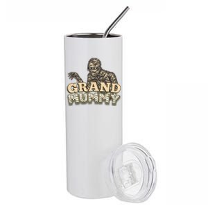 Grandmas Halloween Funny Grand Mummy Great Gift Stainless Steel Tumbler