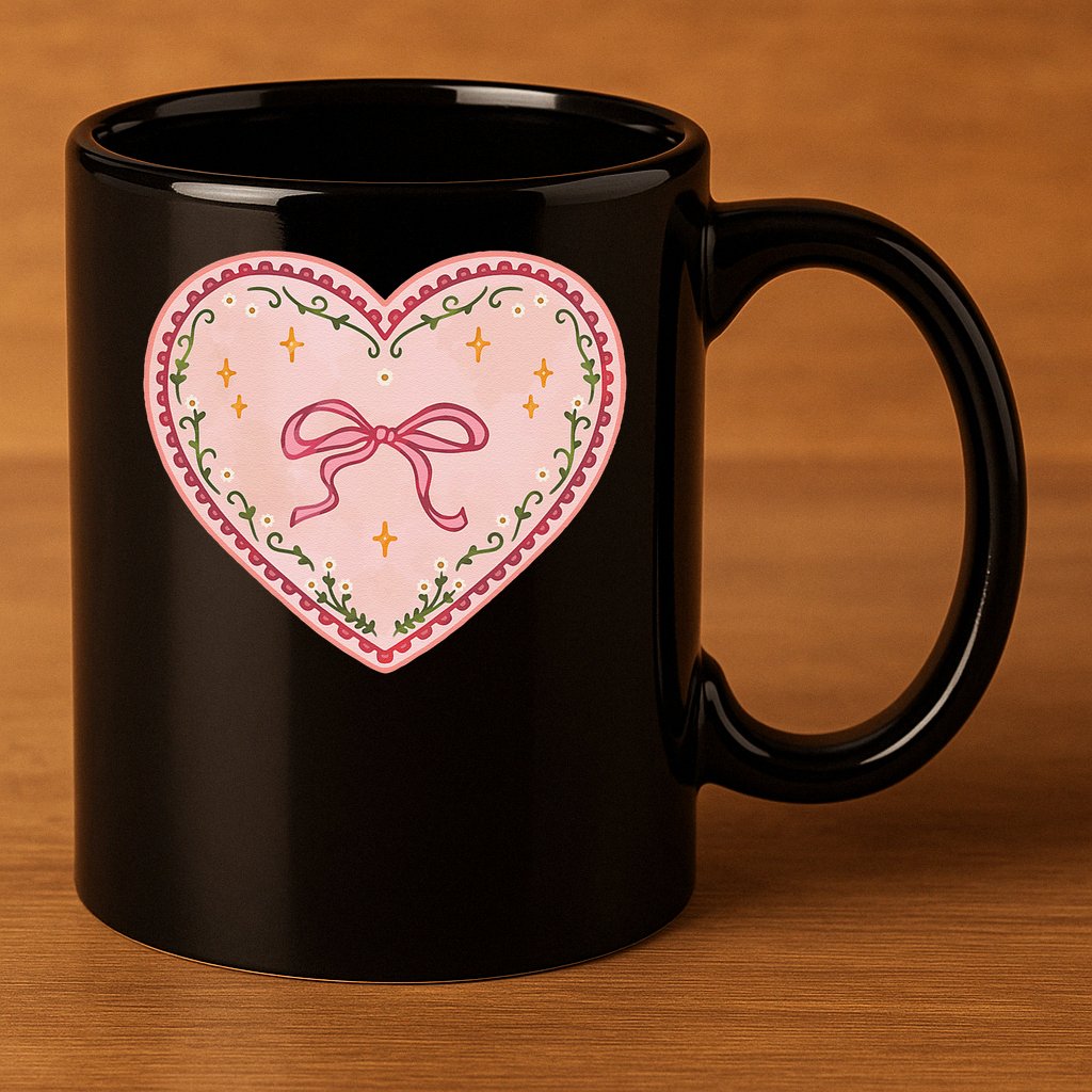 Gingerbread Heart Folk Festival Munich Stuttgart Bavaria 11oz C Handle Ceramic Mug
