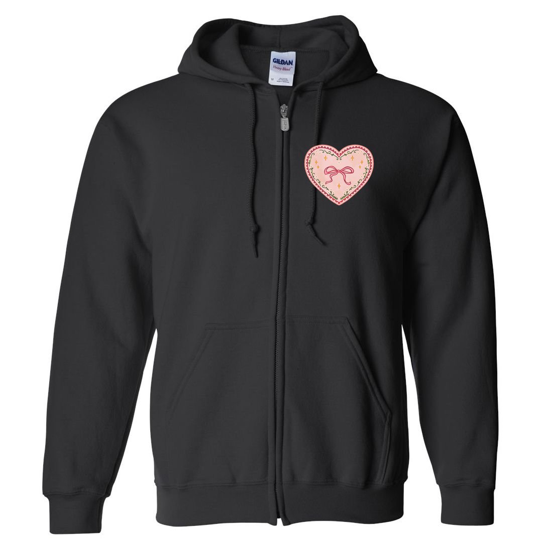 Gingerbread Heart Folk Festival Munich Stuttgart Bavaria Full Zip Hoodie