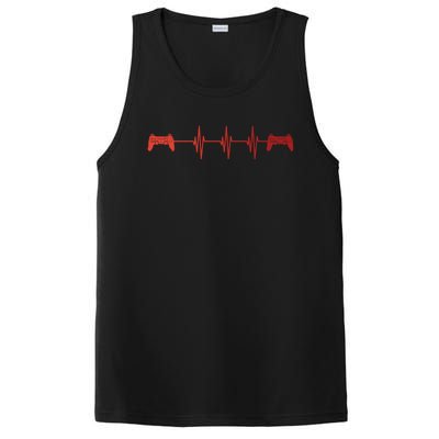 GamerS Heartbeats Funny For Video Gaming Gift PosiCharge Competitor Tank