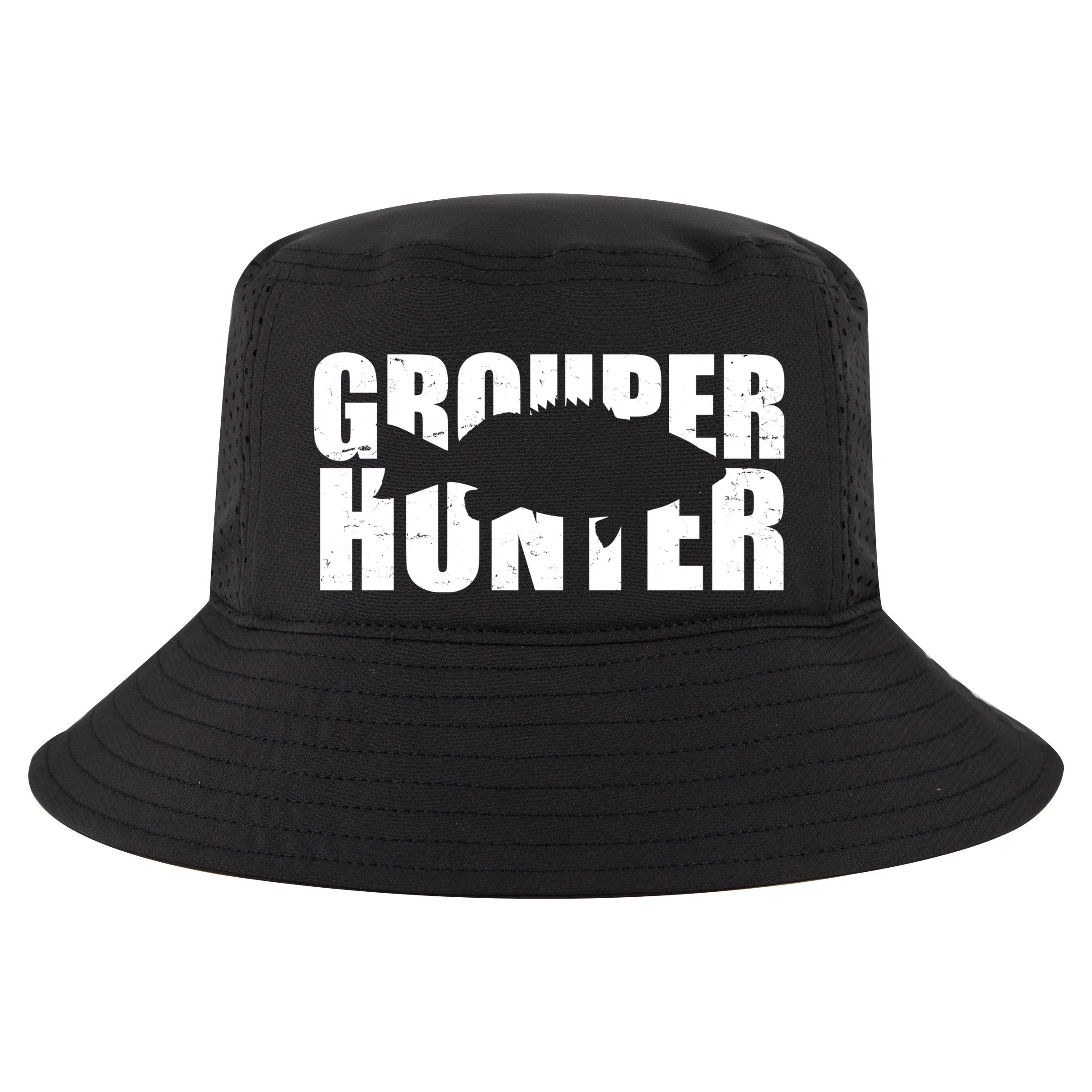 Grouper Hunter Fish Cool Comfort Performance Bucket Hat