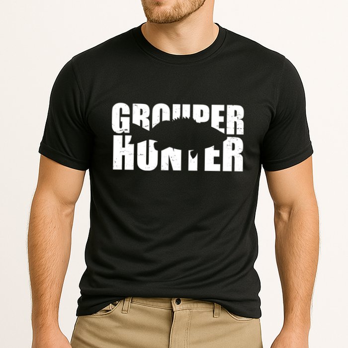 Grouper Hunter Fish Cooling Performance Crew T-Shirt