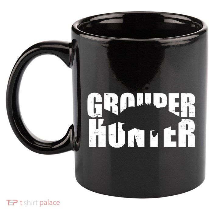 Grouper Hunter Fish 11oz C Handle Ceramic Mug