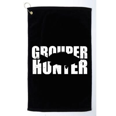 Grouper Hunter Fish Golf Towel