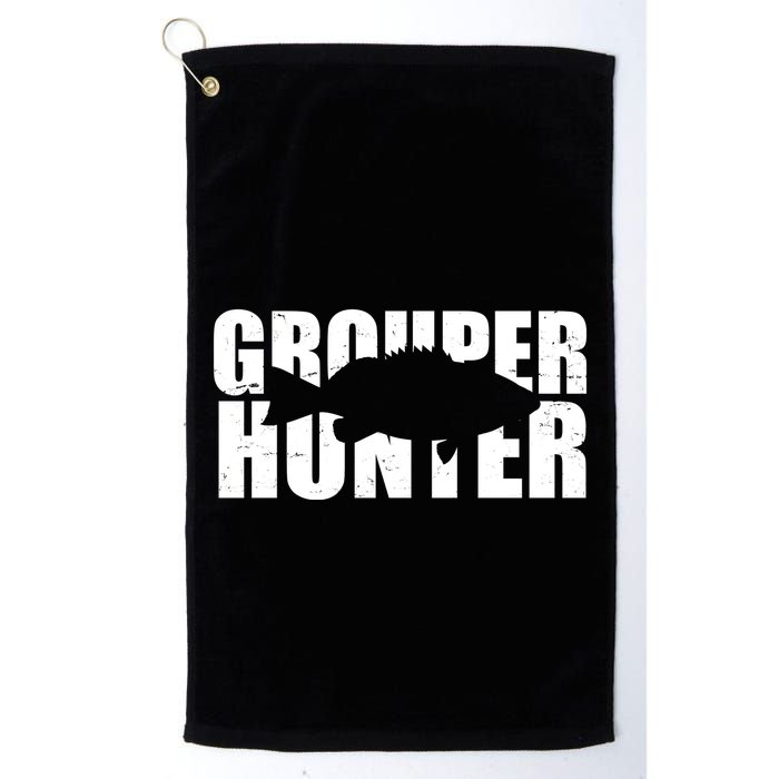 Grouper Hunter Fish Golf Towel