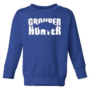 Grouper Hunter Fish Toddler Sweatshirt