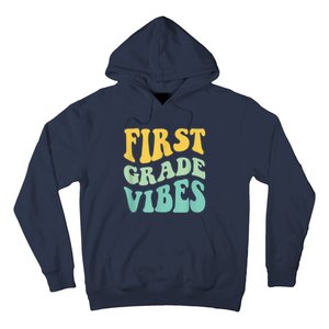 Groovy Happy First Day Of School Teacher Kids Back To School Hoodie