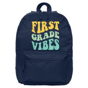 Groovy Happy First Day Of School Teacher Kids Back To School 16 in Basic Backpack