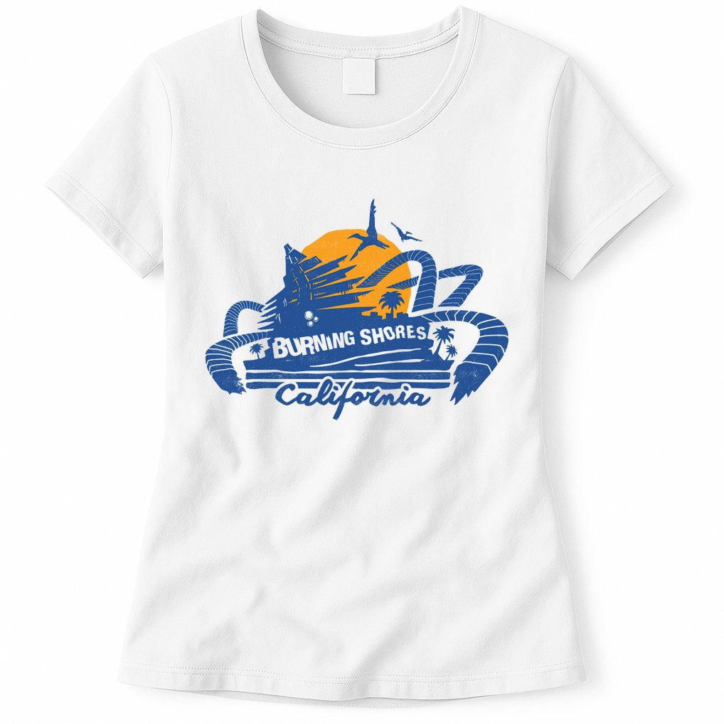 Guerrilla Horizon Forbidden West Burning Shores National Park Womens T-Shirt