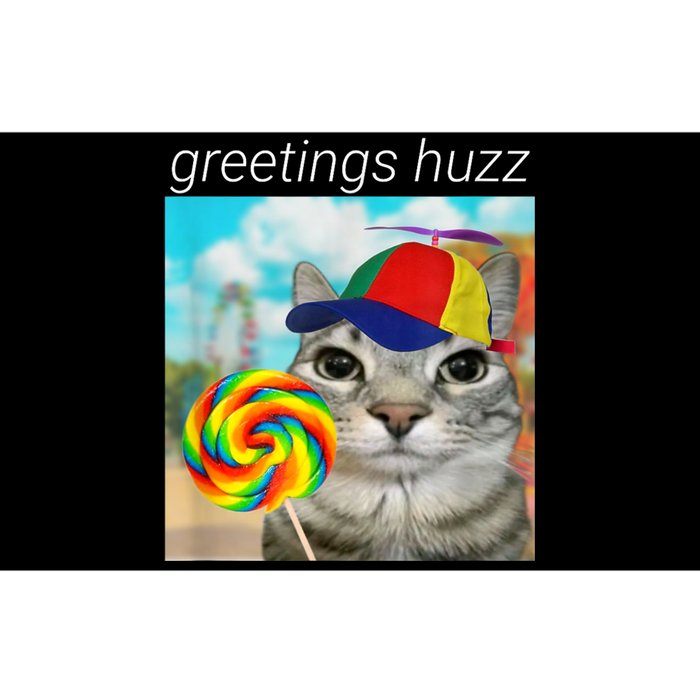 Greetings Huzz Funny Gen Z Gen Alpha Slang Meme Bumper Sticker