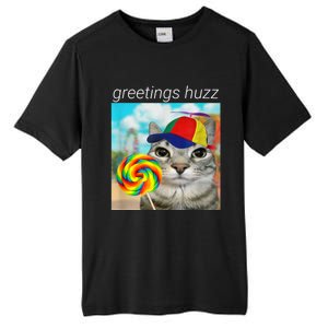 Greetings Huzz Funny Gen Z Gen Alpha Slang Meme Tall Fusion ChromaSoft Performance T-Shirt