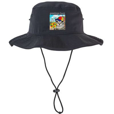 Greetings Huzz Funny Gen Z Gen Alpha Slang Meme Bucket Hat