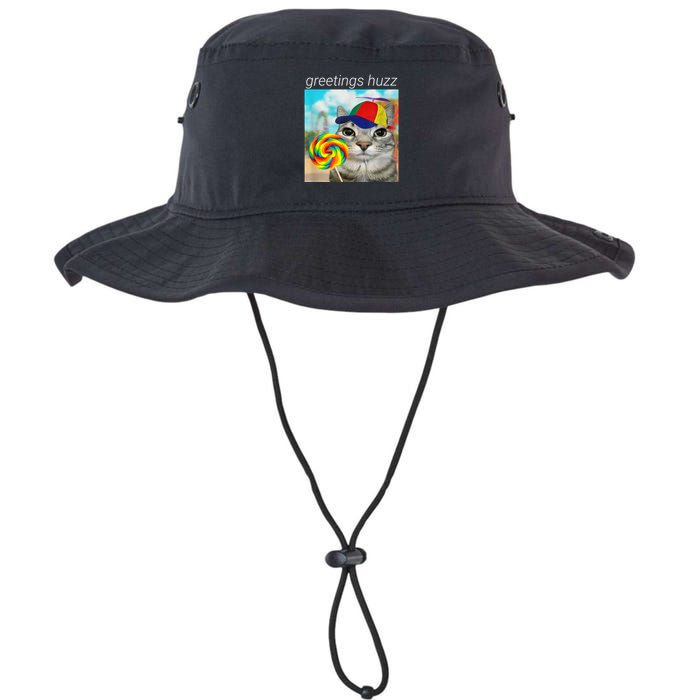 Greetings Huzz Funny Gen Z Gen Alpha Slang Meme Bucket Hat